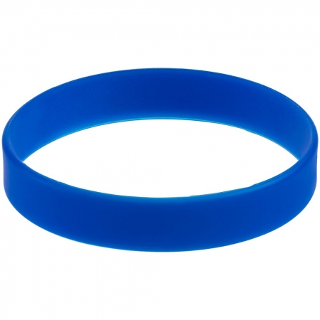 Силиконовый браслет Valley, синий купить с нанесением логотипа оптом на заказ в интернет-магазине Санкт-Петербург