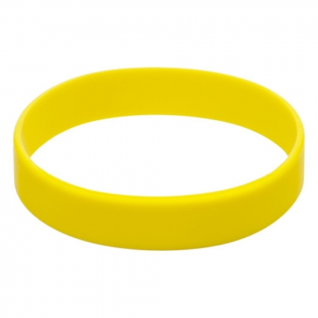 Силиконовый браслет Valley, желтый купить с нанесением логотипа оптом на заказ в интернет-магазине Санкт-Петербург