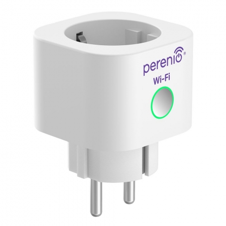 Умная розетка Power Link Wi-Fi, белая купить с нанесением логотипа оптом на заказ в интернет-магазине Санкт-Петербург