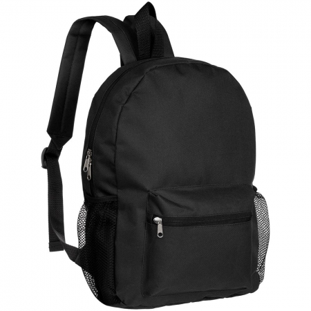 Рюкзак Easy, черный купить с нанесением логотипа оптом на заказ в интернет-магазине Санкт-Петербург