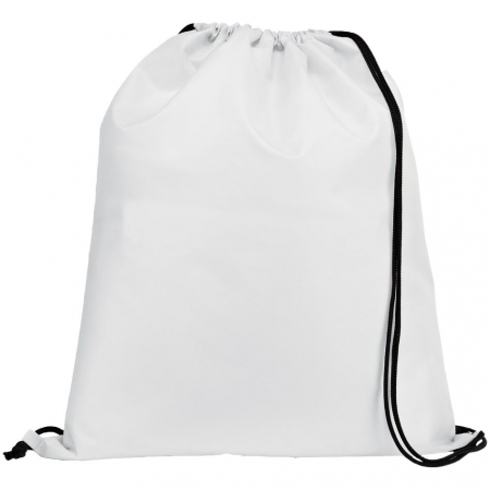 Рюкзак-мешок Carnaby, белый купить с нанесением логотипа оптом на заказ в интернет-магазине Санкт-Петербург