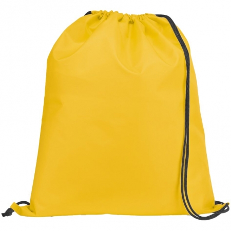 Рюкзак-мешок Carnaby, желтый купить с нанесением логотипа оптом на заказ в интернет-магазине Санкт-Петербург