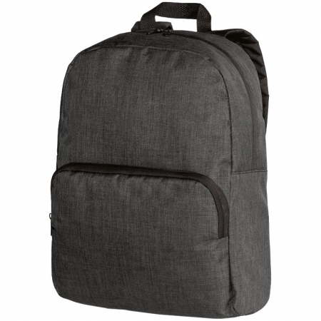 Рюкзак для ноутбука Slot, черный купить с нанесением логотипа оптом на заказ в интернет-магазине Санкт-Петербург