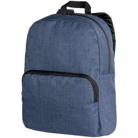 Рюкзак для ноутбука Slot, синий купить с нанесением логотипа оптом на заказ в интернет-магазине Санкт-Петербург