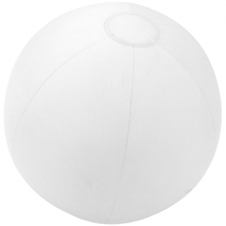 Надувной пляжный мяч Tenerife, белый купить с нанесением логотипа оптом на заказ в интернет-магазине Санкт-Петербург