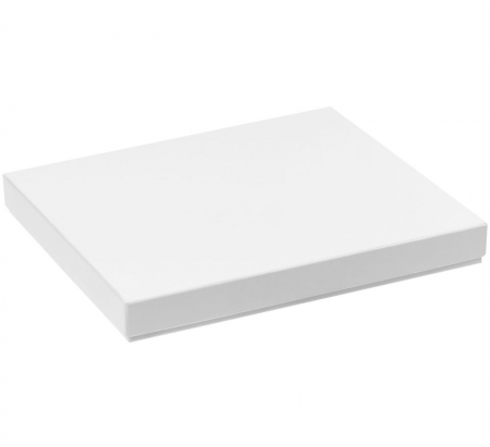 Коробка Overlap, белая купить с нанесением логотипа оптом на заказ в интернет-магазине Санкт-Петербург