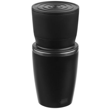 Капельная кофеварка Fanky 3 в 1, черная купить с нанесением логотипа оптом на заказ в интернет-магазине Санкт-Петербург
