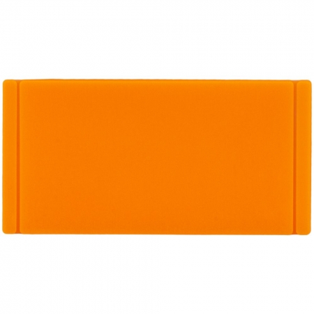 Лейбл из ПВХ Dzeta, S, оранжевый неон купить с нанесением логотипа оптом на заказ в интернет-магазине Санкт-Петербург