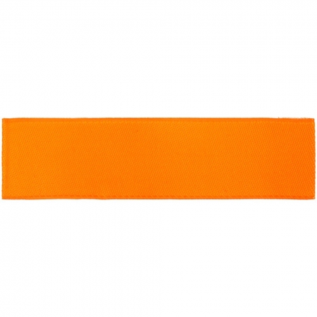 Лейбл тканевый Epsilon, S, оранжевый неон купить с нанесением логотипа оптом на заказ в интернет-магазине Санкт-Петербург