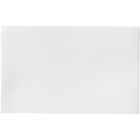 Лейбл тканевый Epsilon, XL, белый купить с нанесением логотипа оптом на заказ в интернет-магазине Санкт-Петербург