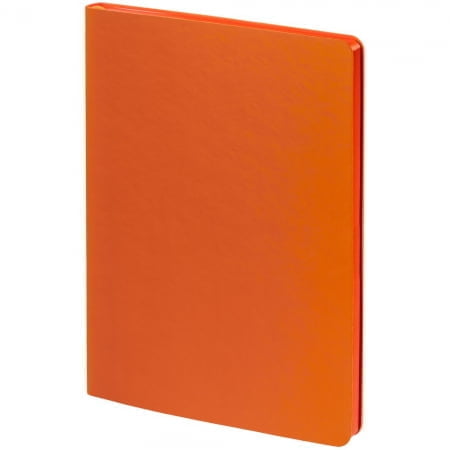 Блокнот Flex Shall, оранжевый купить с нанесением логотипа оптом на заказ в интернет-магазине Санкт-Петербург