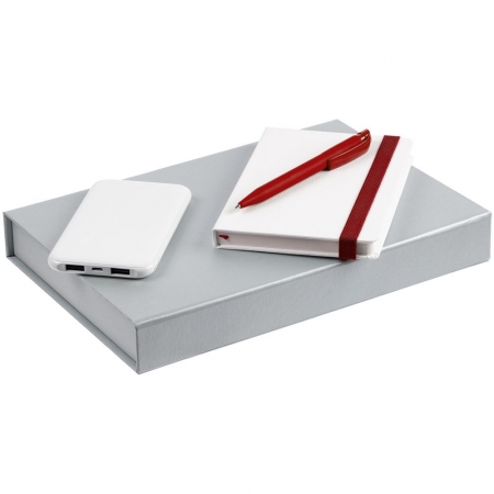 Набор Tex Energy, белый с красным купить с нанесением логотипа оптом на заказ в интернет-магазине Санкт-Петербург