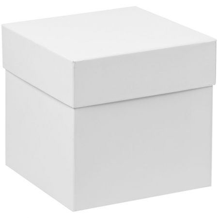 Коробка Cube S, белая купить с нанесением логотипа оптом на заказ в интернет-магазине Санкт-Петербург