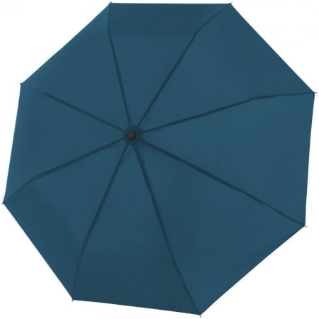 Складной зонт Fiber Magic Superstrong, голубой купить с нанесением логотипа оптом на заказ в интернет-магазине Санкт-Петербург