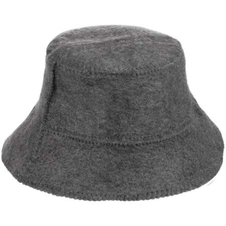 Банная шапка Panam, серая купить с нанесением логотипа оптом на заказ в интернет-магазине Санкт-Петербург