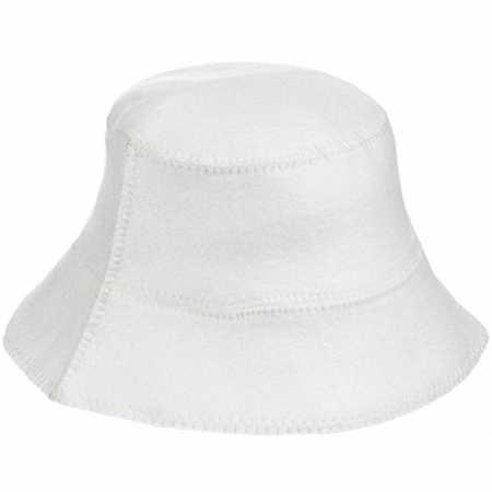 Банная шапка Panam, белая купить с нанесением логотипа оптом на заказ в интернет-магазине Санкт-Петербург