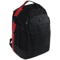Рюкзак Swissgear Weekend, черный с красным купить с нанесением логотипа оптом на заказ в интернет-магазине Санкт-Петербург
