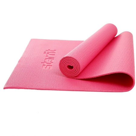 Коврик для йоги и фитнеса Core, розовый купить с нанесением логотипа оптом на заказ в интернет-магазине Санкт-Петербург