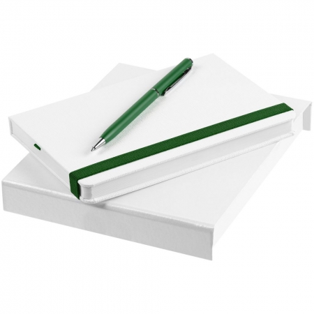 Набор Tex Mini, белый с зеленым купить с нанесением логотипа оптом на заказ в интернет-магазине Санкт-Петербург
