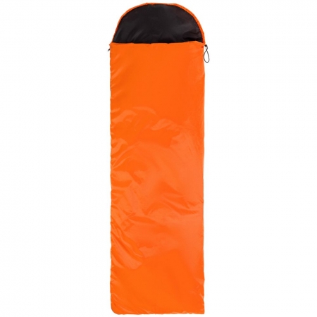 Спальный мешок Capsula, оранжевый купить с нанесением логотипа оптом на заказ в интернет-магазине Санкт-Петербург