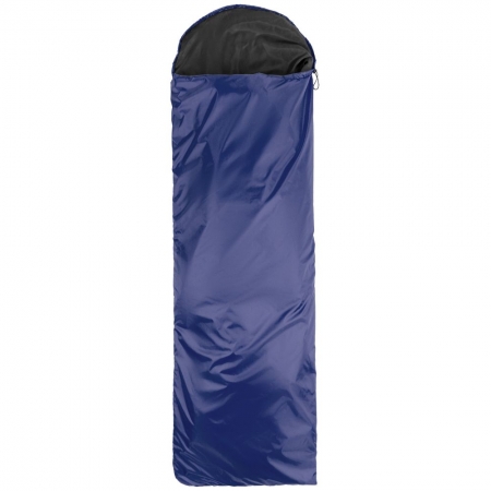 Спальный мешок Capsula, синий купить с нанесением логотипа оптом на заказ в интернет-магазине Санкт-Петербург