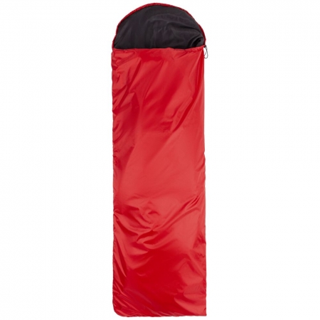 Спальный мешок Capsula, красный купить с нанесением логотипа оптом на заказ в интернет-магазине Санкт-Петербург