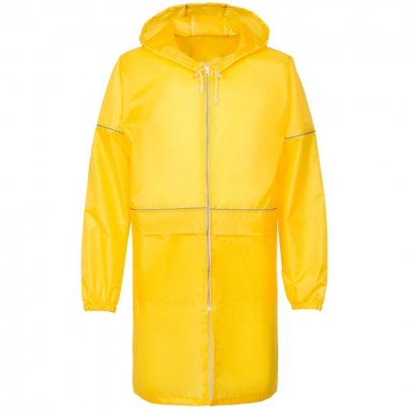 Дождевик со светоотражающими элементами Rainman Tourist Blink, желтый купить с нанесением логотипа оптом на заказ в интернет-магазине Санкт-Петербург