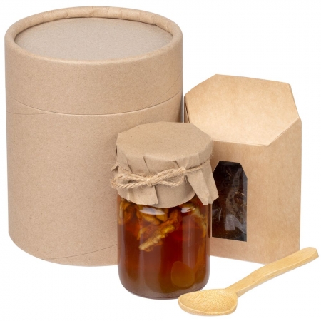 Набор Honey Fields, мед с грецкими орехами купить с нанесением логотипа оптом на заказ в интернет-магазине Санкт-Петербург