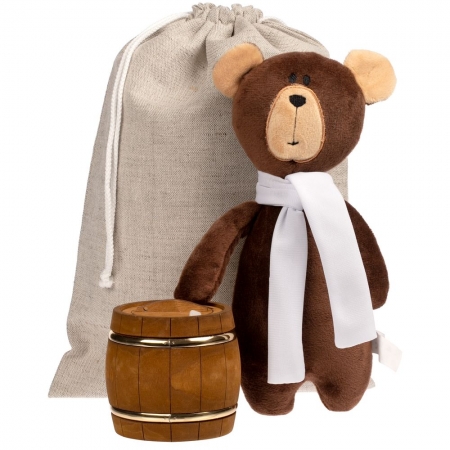 Набор «Все медведи любят мед» купить с нанесением логотипа оптом на заказ в интернет-магазине Санкт-Петербург