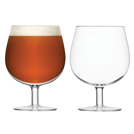 Набор из 2 округлых бокалов для пива Bar купить с нанесением логотипа оптом на заказ в интернет-магазине Санкт-Петербург