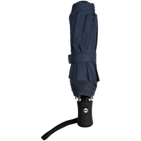 Зонт складной Monsoon, темно-синий, без чехла купить с нанесением логотипа оптом на заказ в интернет-магазине Санкт-Петербург