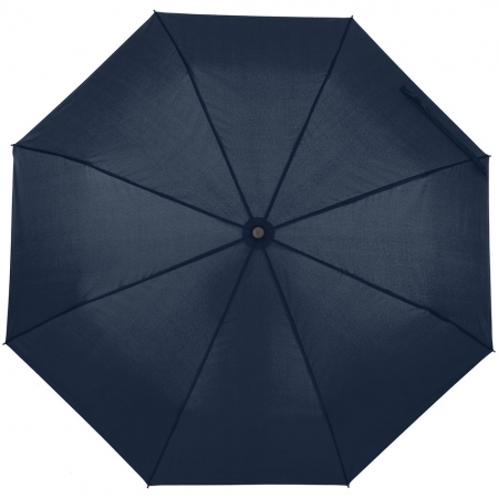 Зонт складной Monsoon, темно-синий купить с нанесением логотипа оптом на заказ в интернет-магазине Санкт-Петербург