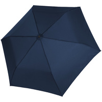 Зонт складной Zero Large, темно-синий купить с нанесением логотипа оптом на заказ в интернет-магазине Санкт-Петербург