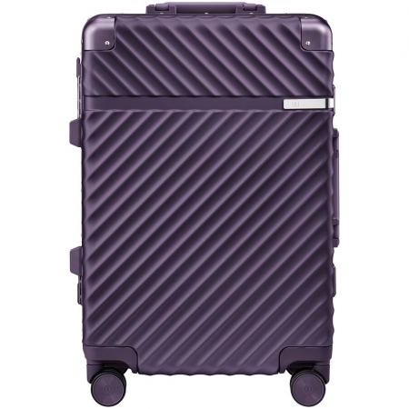 Чемодан Aluminum Frame PC Luggage V1, фиолетовый купить с нанесением логотипа оптом на заказ в интернет-магазине Санкт-Петербург