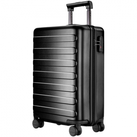 Чемодан Rhine Luggage, черный купить с нанесением логотипа оптом на заказ в интернет-магазине Санкт-Петербург