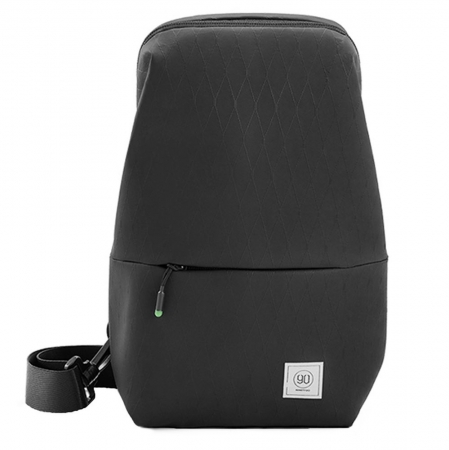 Рюкзак на одно плечо City Sling Bag, черный купить с нанесением логотипа оптом на заказ в интернет-магазине Санкт-Петербург