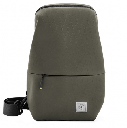 Рюкзак на одно плечо City Sling Bag, зеленый купить с нанесением логотипа оптом на заказ в интернет-магазине Санкт-Петербург