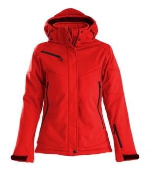 Куртка софтшелл женская Skeleton Lady, красная купить с нанесением логотипа оптом на заказ в интернет-магазине Санкт-Петербург
