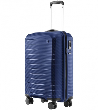 Чемодан Lightweight Luggage S, синий купить с нанесением логотипа оптом на заказ в интернет-магазине Санкт-Петербург