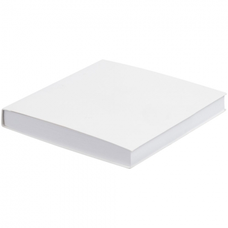 Блок для записей Cubie, 100 листов, белый купить с нанесением логотипа оптом на заказ в интернет-магазине Санкт-Петербург