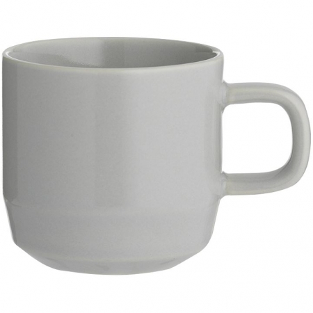 Чашка для эспрессо Cafe Concept, серая купить с нанесением логотипа оптом на заказ в интернет-магазине Санкт-Петербург
