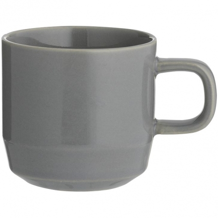 Чашка для эспрессо Cafe Concept, темно-серая купить с нанесением логотипа оптом на заказ в интернет-магазине Санкт-Петербург