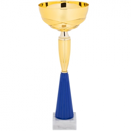 Кубок Kudos, малый, синий купить с нанесением логотипа оптом на заказ в интернет-магазине Санкт-Петербург