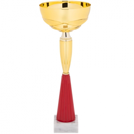Кубок Kudos, малый, красный купить с нанесением логотипа оптом на заказ в интернет-магазине Санкт-Петербург