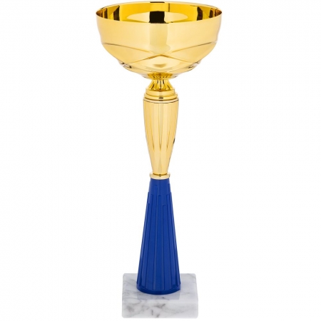 Кубок Kudos, средний, синий купить с нанесением логотипа оптом на заказ в интернет-магазине Санкт-Петербург