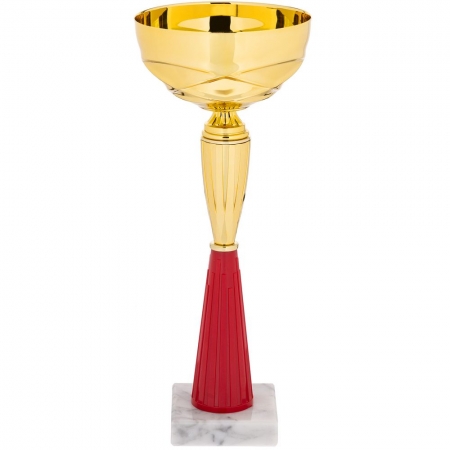 Кубок Kudos, средний, красный купить с нанесением логотипа оптом на заказ в интернет-магазине Санкт-Петербург