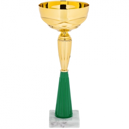 Кубок Kudos, средний, зеленый купить с нанесением логотипа оптом на заказ в интернет-магазине Санкт-Петербург