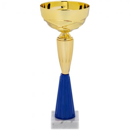Кубок Kudos, большой, синий купить с нанесением логотипа оптом на заказ в интернет-магазине Санкт-Петербург