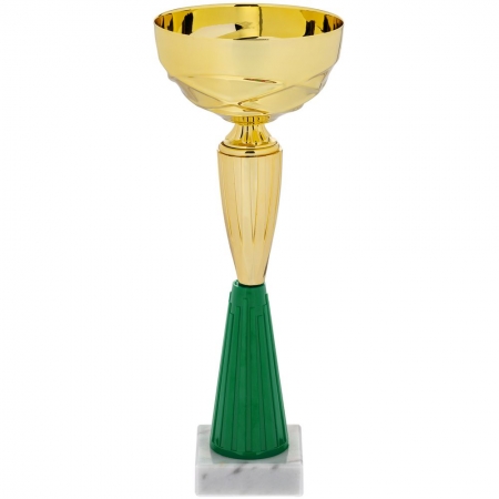 Кубок Kudos, большой, зеленый купить с нанесением логотипа оптом на заказ в интернет-магазине Санкт-Петербург