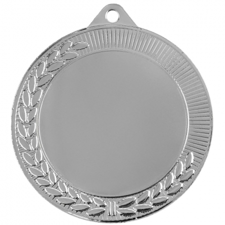 Медаль Regalia, большая, серебристая купить с нанесением логотипа оптом на заказ в интернет-магазине Санкт-Петербург